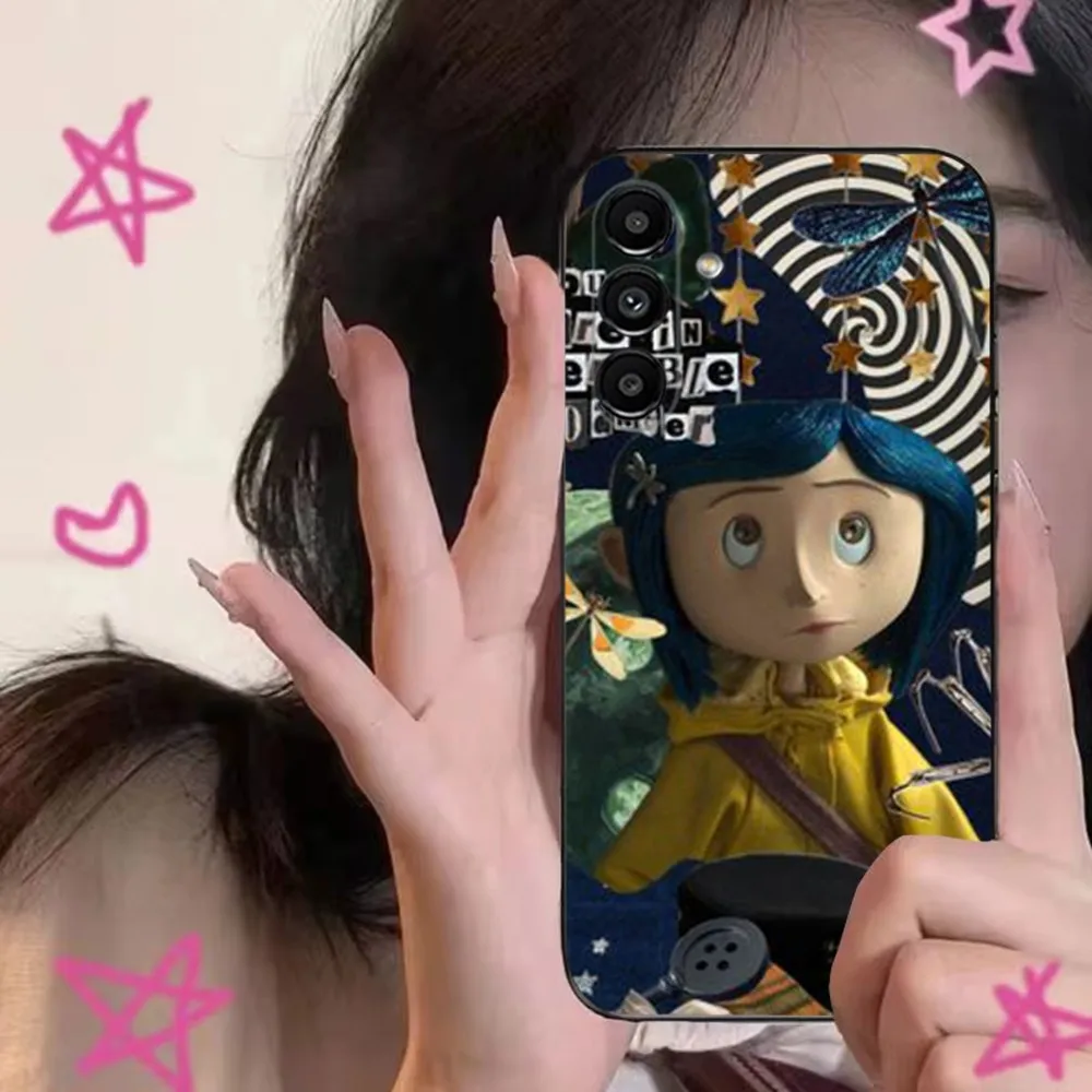 C-Coraline And The Magic Door Phone Case For Samsung S24,S21,S22,S23,S30,Ultra,S20,Plus,Fe,Lite,Note,10,9,5G Black Soft Cover