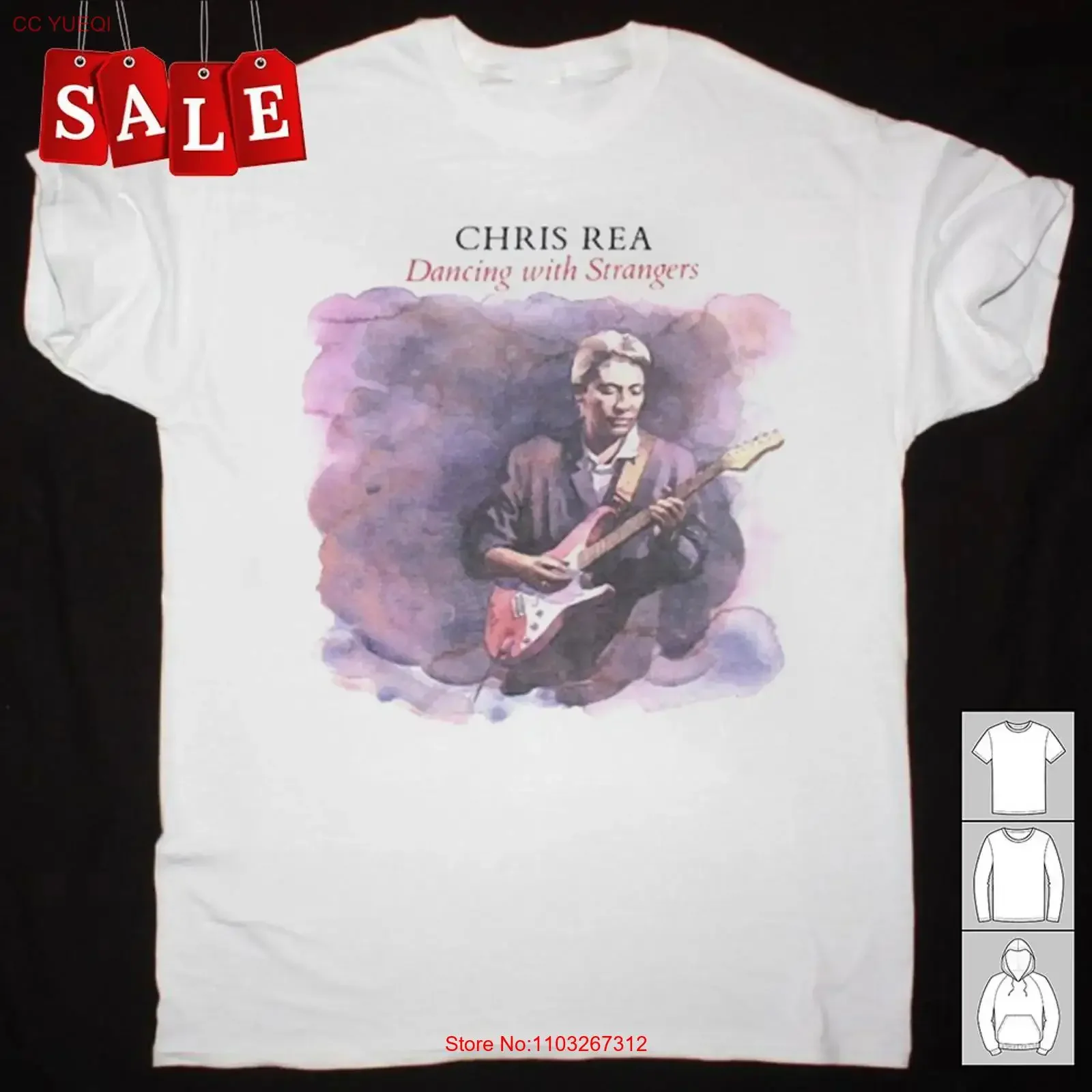 T-shirt en coton S 5XL de la tournée d'adieu de CHRIS REA, MD520, vintage, lavé, vêtements de créateur élégants, respirant, légèrement décontracté