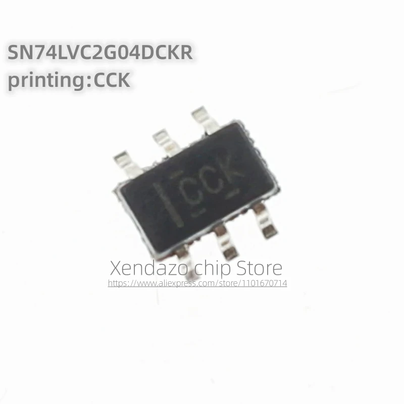 10pcs/lot SN74LVC2G04DCKR SN74LVC2G04 Silk screen printing CCK CC* SOT-363 package Original genuine Dual inverter Logic chip