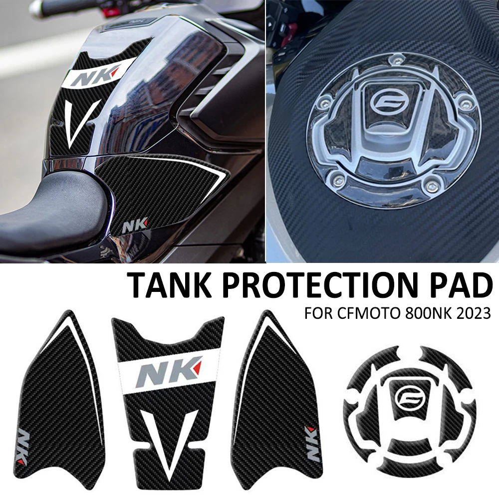 CF800NK Motorcycle Anti Slip Fuel Oil Tank Cap Pad Side Knee Grip Decal Protector Sticker Pads FOR CFMOTO CF 800 NK 800NK 2023