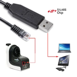 Skywatcher AZ-GTI Mount PC Link Communication EQMOD Cable CP2102 USB Uart TTL to RJ12 6P6C PC Control Cable