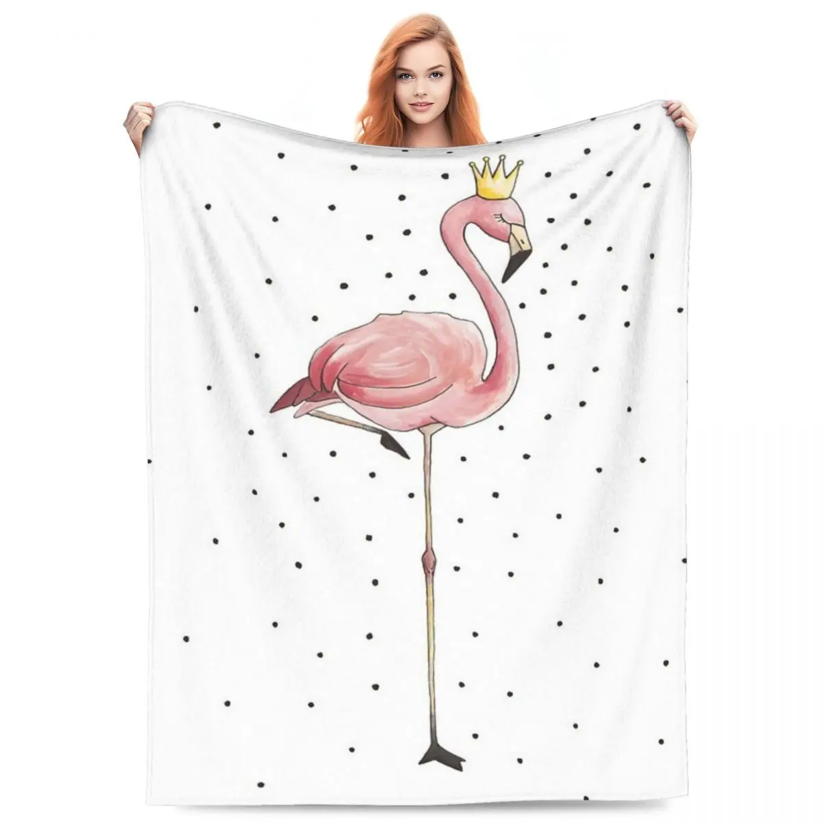 

Flamingo Cactus Tropical Ruber Blankets Flannel Sofa Throw Blankets for Home Bedroom Outdoor Throws Bedspread Quilt