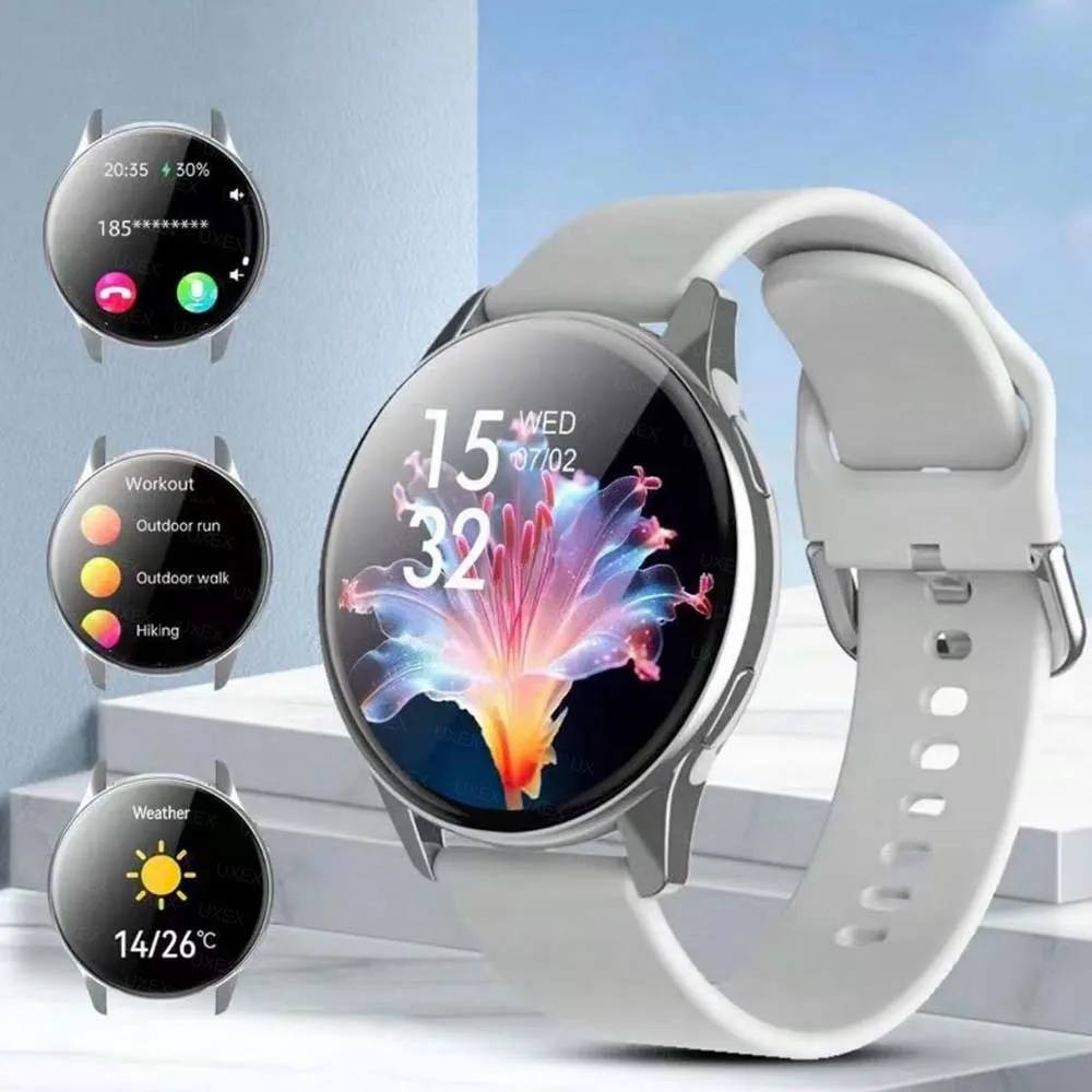 

2026 Watch Fashion Smartwatch Christmas Gift Full Screen BT Calling Custom Photo Multifunction Watches Men For Android Ios Women