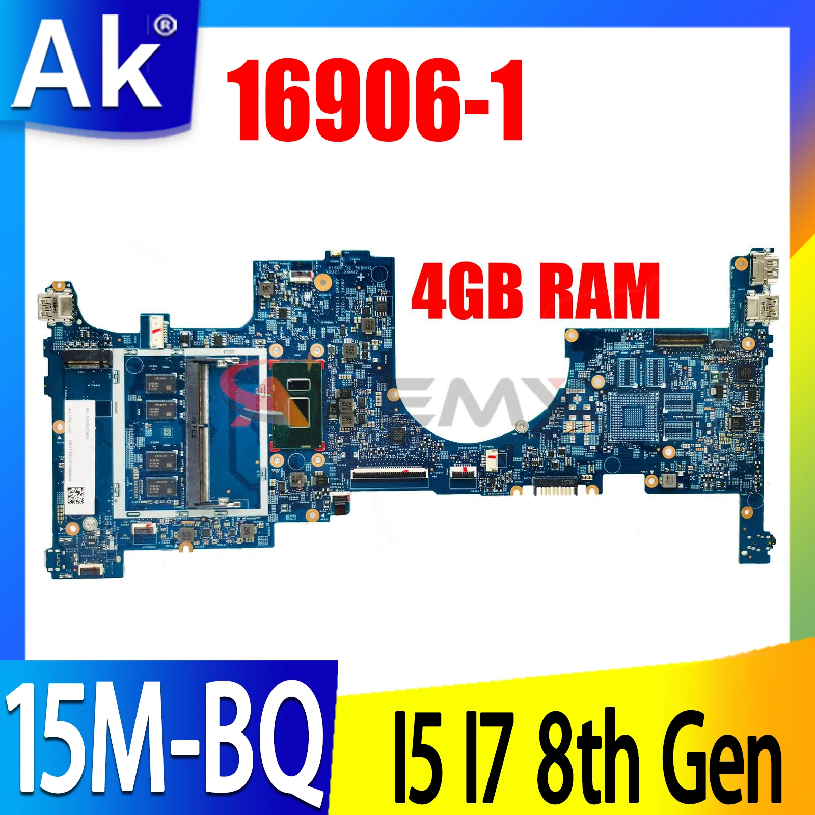 

For ASUS GM501GS GM501GM MW501GM MW501GS GU501GS Motherboard 16906-1 GU501GM i7-8750H CPU Envy X360 15-BQ 15M-BP Mainboard