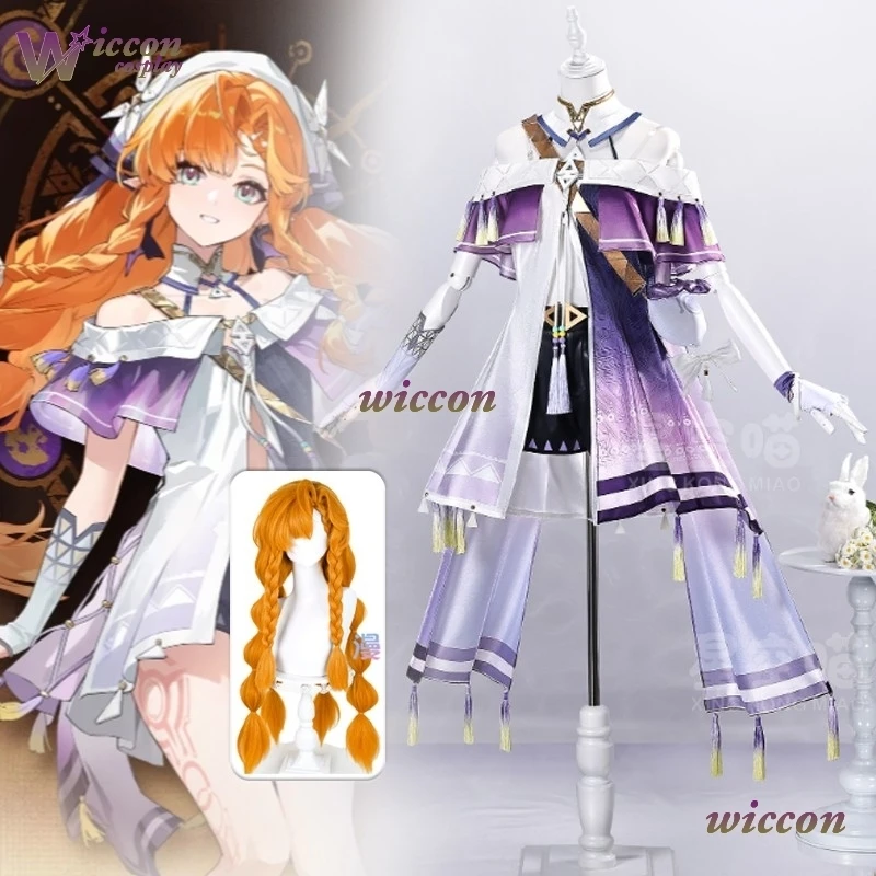 

Sigrika Косплей Костюм Полный Комплект Игра Wuwa Wuthering Waves Sigrika Косплей Парик Женский Хэллоуин Ролевой Костюм