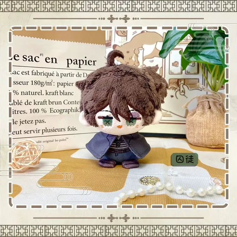 Identität V Gärtner Jack Söldner Gefangener Geisha Niedliche Figur Plüsch Baumwolle Puppe Rucksack Anhänger Junge Mädchen Schlüsselanhänger Geschenk