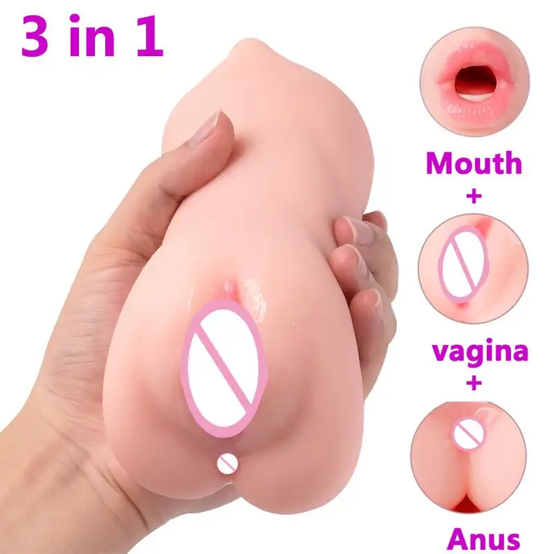 Sex Toys For Men 18+ Male Masturbators Blowjob Artificial Vagina Masturbation Cup Pocket Pussy Anal Sex Realistic Vagina for Man