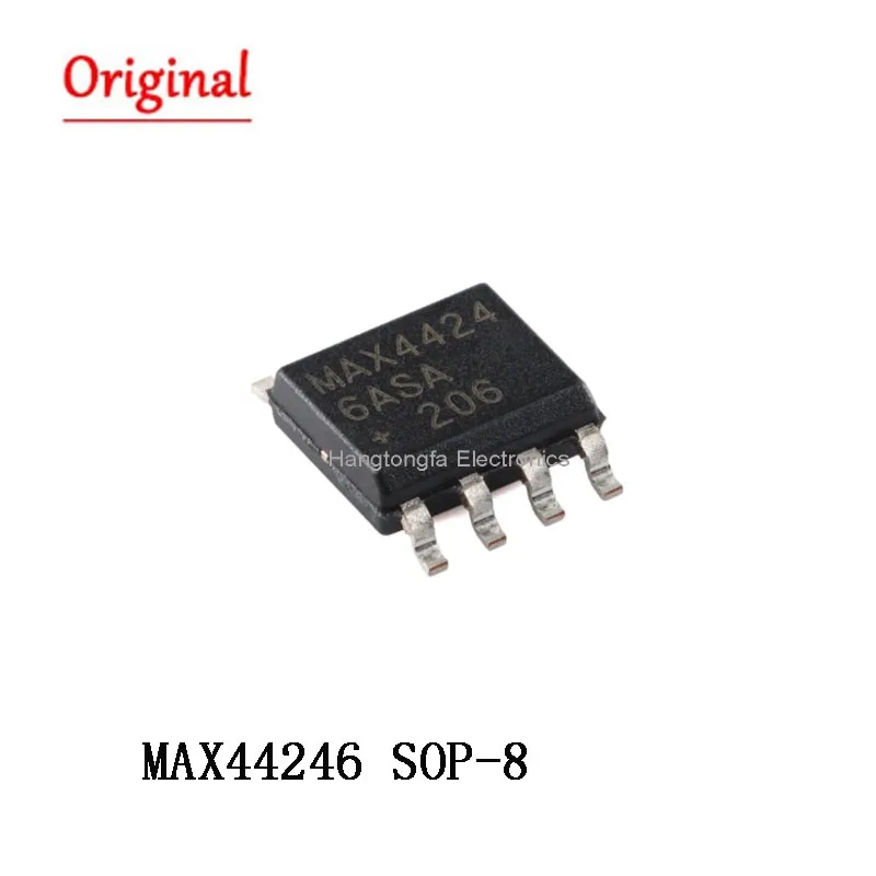 5pcs MAX44246 MAX44246ASA+T SOP-8 36V Low Noise Precision Dual-channel Operational Amplifier Chip IC