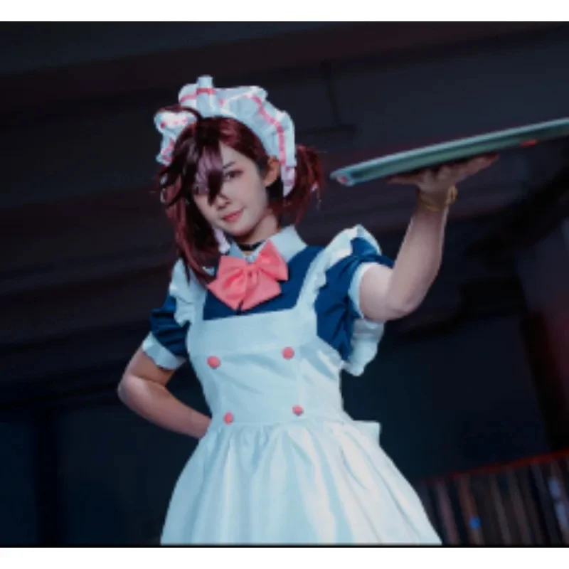 

Kawaii maid uniform European Cup Dandadan Momo Ayase cosplay costume cute girl dress