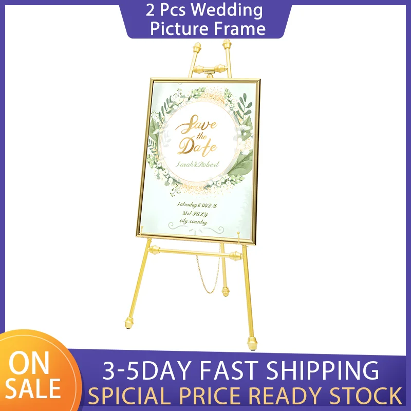ensemble-de-2-cadres-photo-de-mariage-cadre-d'exposition-vertical-dore-pour-photos-de-fete