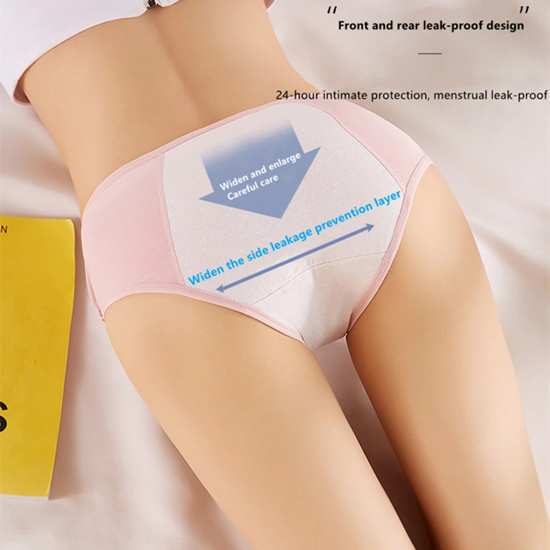 5pcs Period underwear woman set Leak Proof Waterproof Women\'s Lingerie Very Abundant flow Menstrual Panties briefs For Women