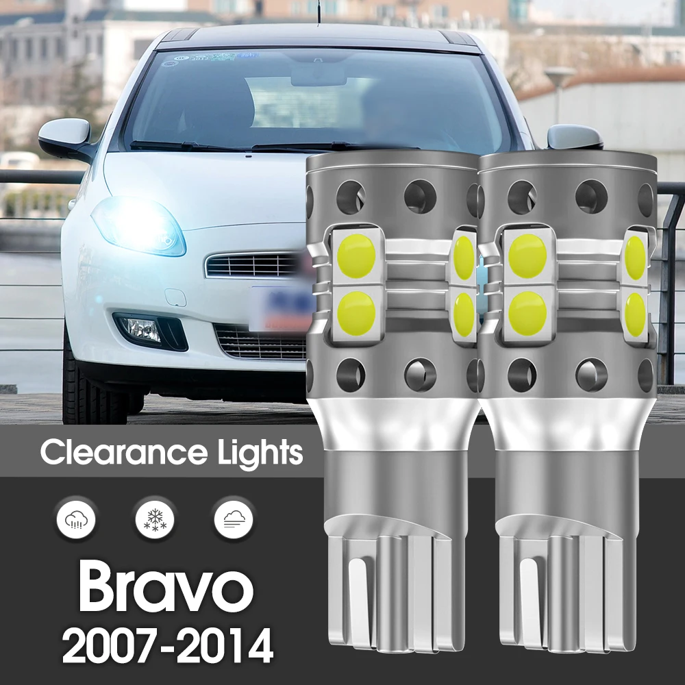 

Светодиодный габаритный фонарь Canbus, 2 шт., аксессуары для Fiat Bravo 1 2 1995-2001 2007 2008 2009 2010 2011 2012 2013 2014