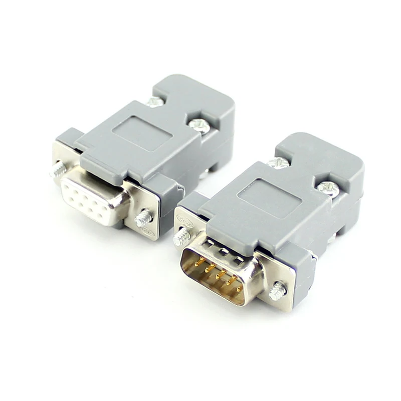 High Quality DB15 3 Row Male/Female Connector Plug 3U D-SUB Gold Plated VGA Solder Plug PC Video Display Projector Cable Joint