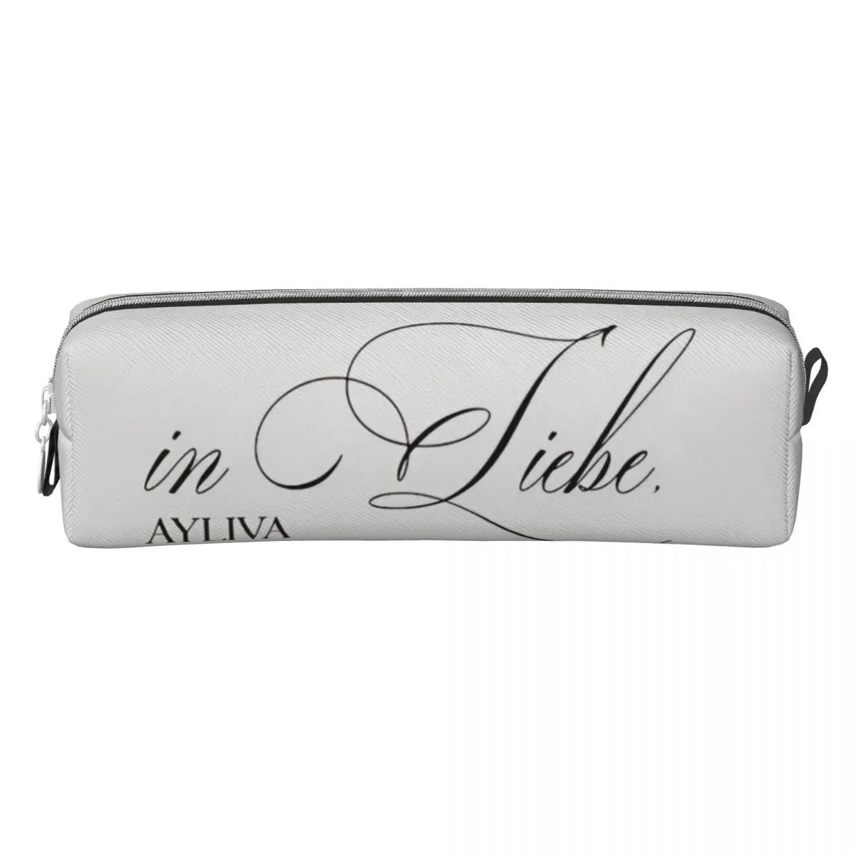 Ayliva In Liebe Tour 2024 Pencil Case Portable Pen Box Boy Girl PU Leather Retro School Pencil Cases Design Stationery