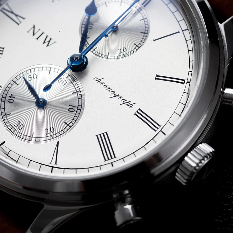 Tribute Watch for Japanese SEIKO Vk61 Multi-function Chronograph Movement Retro Men's Business Quartz Watch Minimalist Design