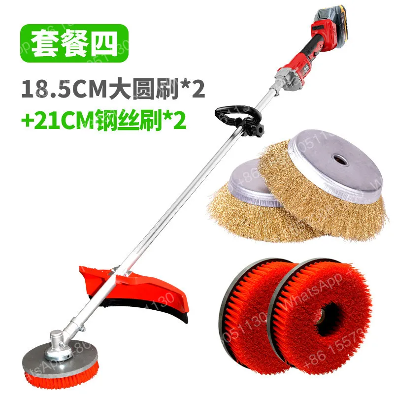 High-power rechargeable washing machine, three-speed speed regulation, ultra-long rod rod brush head