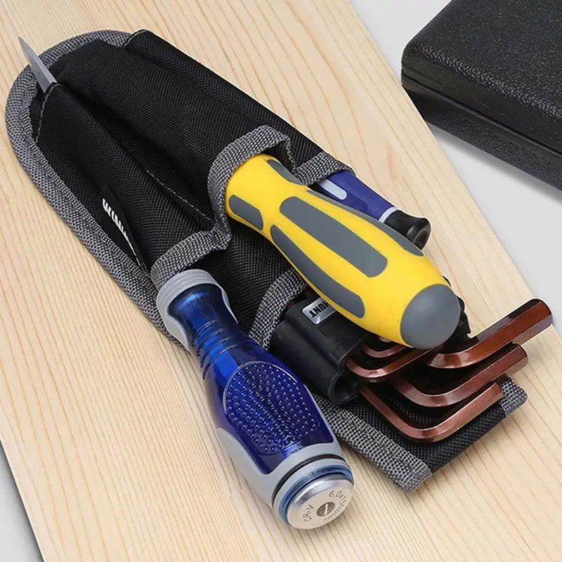 

Поясная сумка для инструментов из ткани Оксфорд, карманная сумка для хранения электрика, портативная сумка для инструментов, держатель для отверток, сумка для инструментов для обслуживания