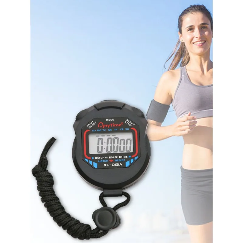 Football Referee Equipment Multi-Function Electronic Stopwatch Sport Stopwatch Timer Professional Waterproof LCD Display Fitness