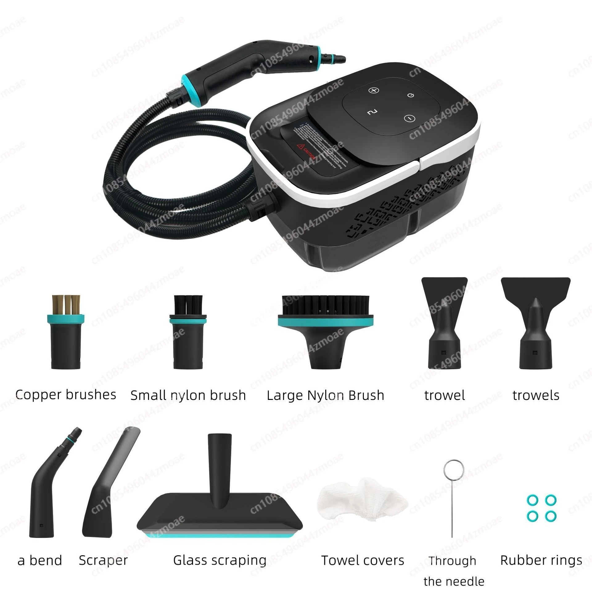 

Handheld Pressurized Steam Multi-Surface Steamer with 9 Accessories Powerful Quick Heating Chemical-Free Portable Cleaner