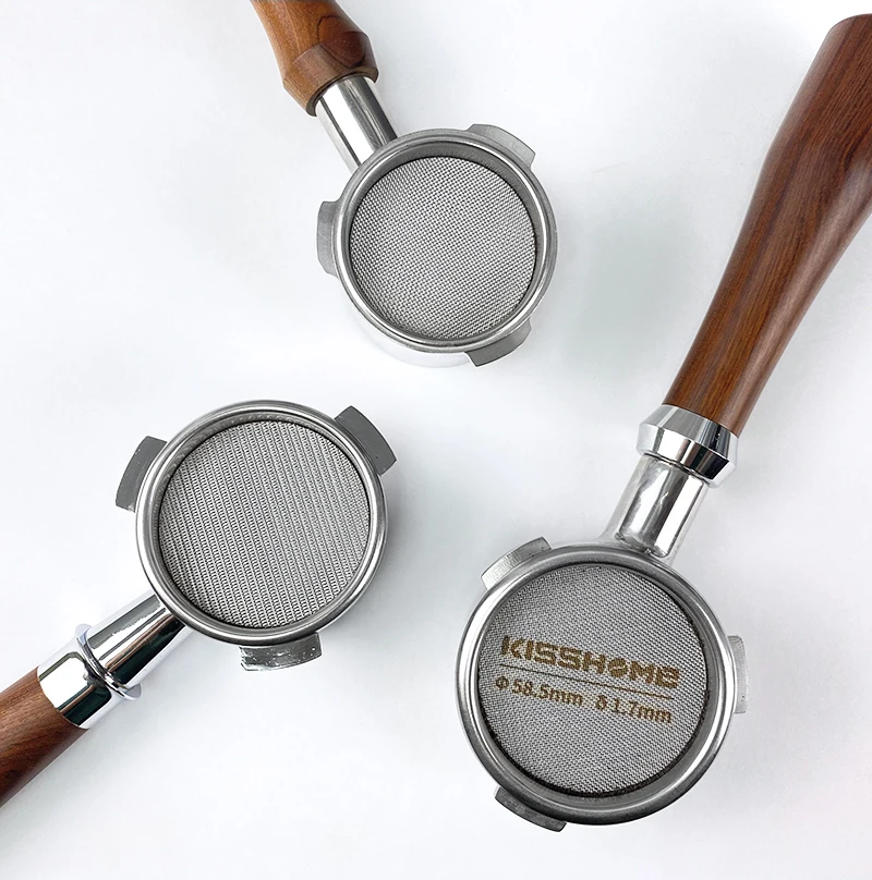 Kaffee Puck Bildschirm Fit 51mm 53,5mm 58,5mm Wiederverwendbare Boden Filter Mesh Hitzebeständige Metall Für Espresso zubehör Barista Werkzeug – Detail 5