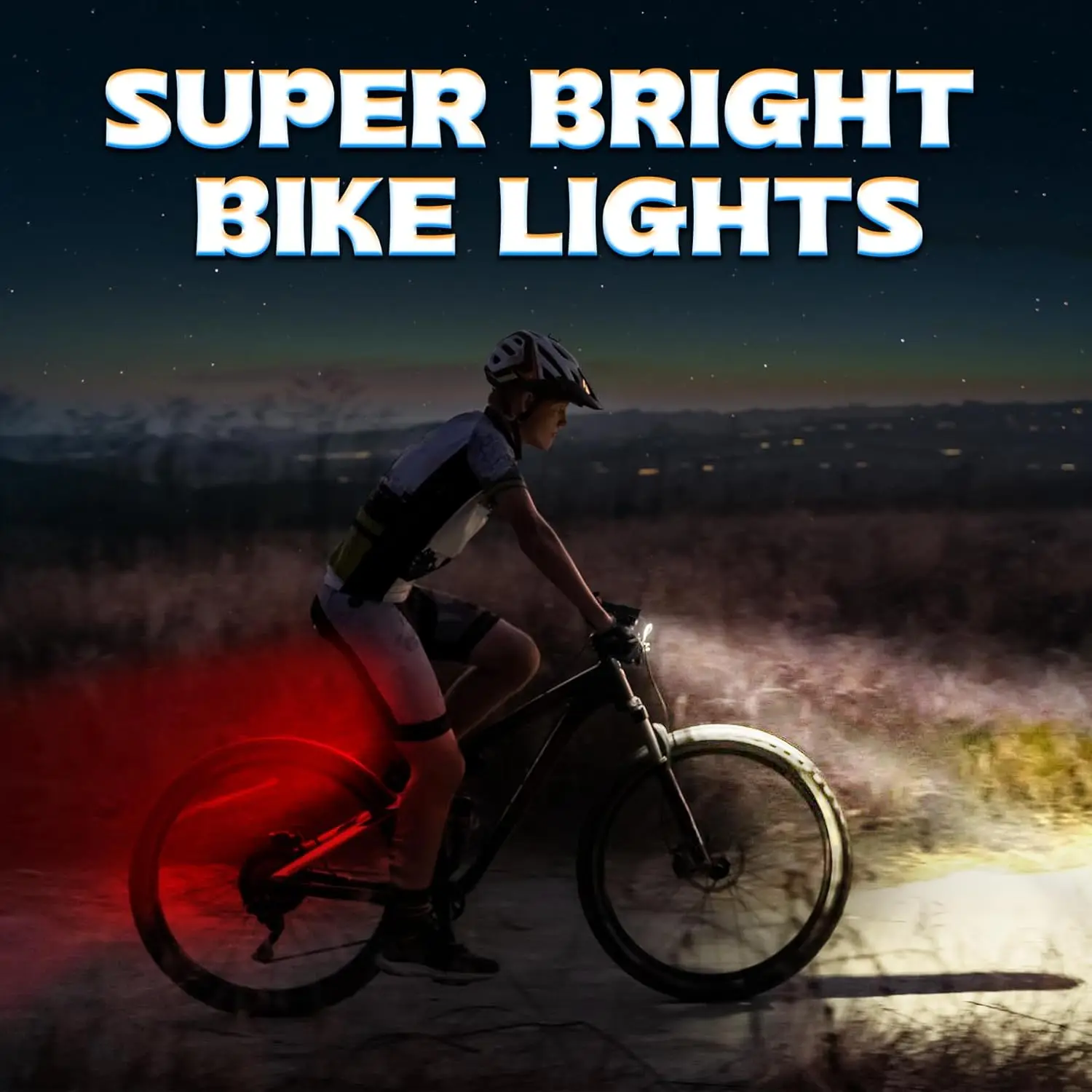 8 LED 2000 Lumen Bicycle Headlight, USB-C Rechargeable 10000 MAh Bike Light with Battery Display, Perfect for All Bikes