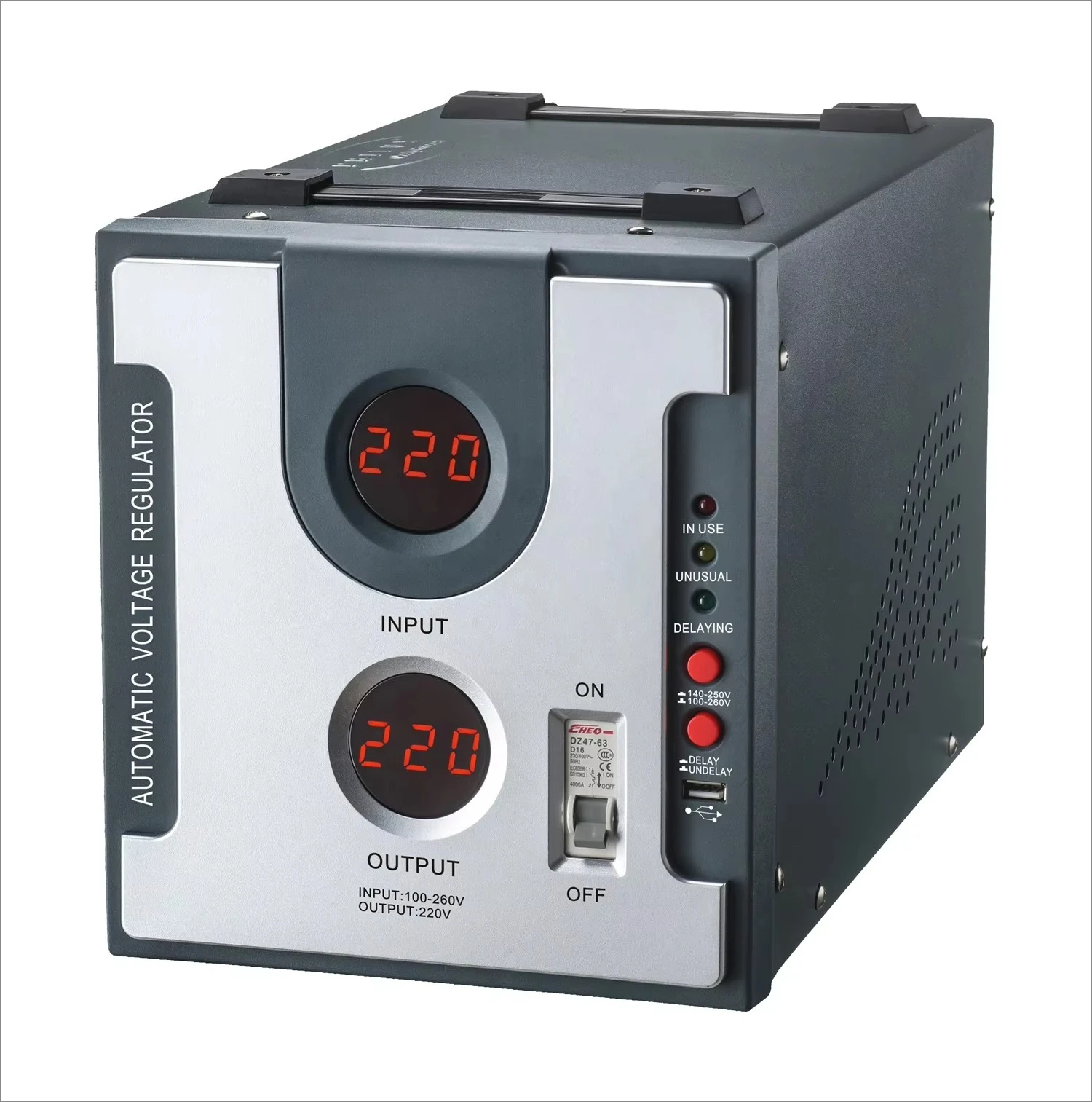 220v 5000w regulated high voltage power supply Prestolite alternator variable switch AC Ruikang automatic regulator