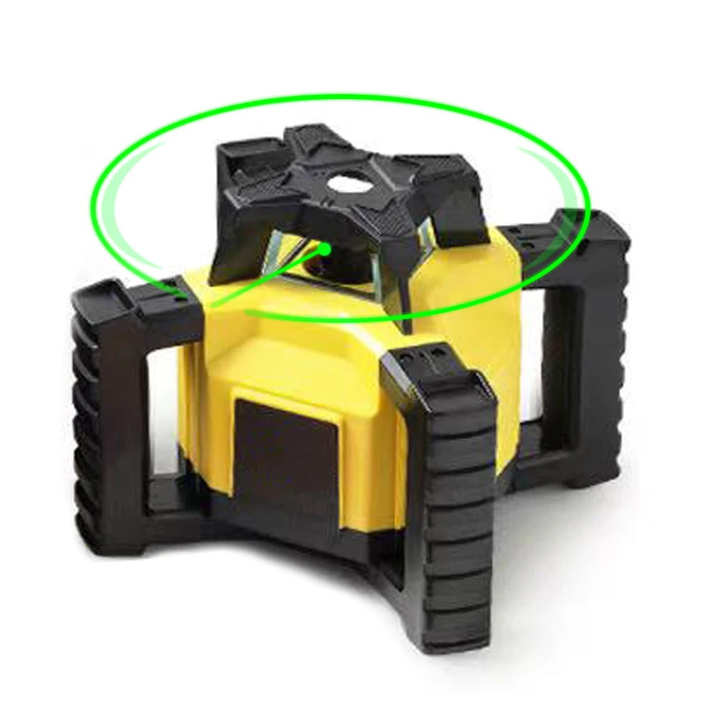 360° Self Leveling Rotating green Line 5 Rotation Speeds,Scan/Slope Mode,Receiver/Remote Control Included Rotary Laser Level