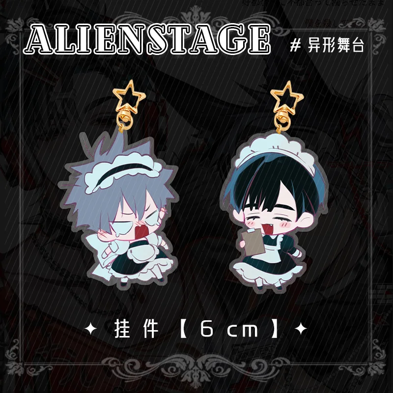 جديد أنيمي الغريبة المرحلة حتى إيفان تأثيري الاكريليك حامل ورقة ملونة المفاتيح قلادة بروش شارة مروحة جمع الهدايا