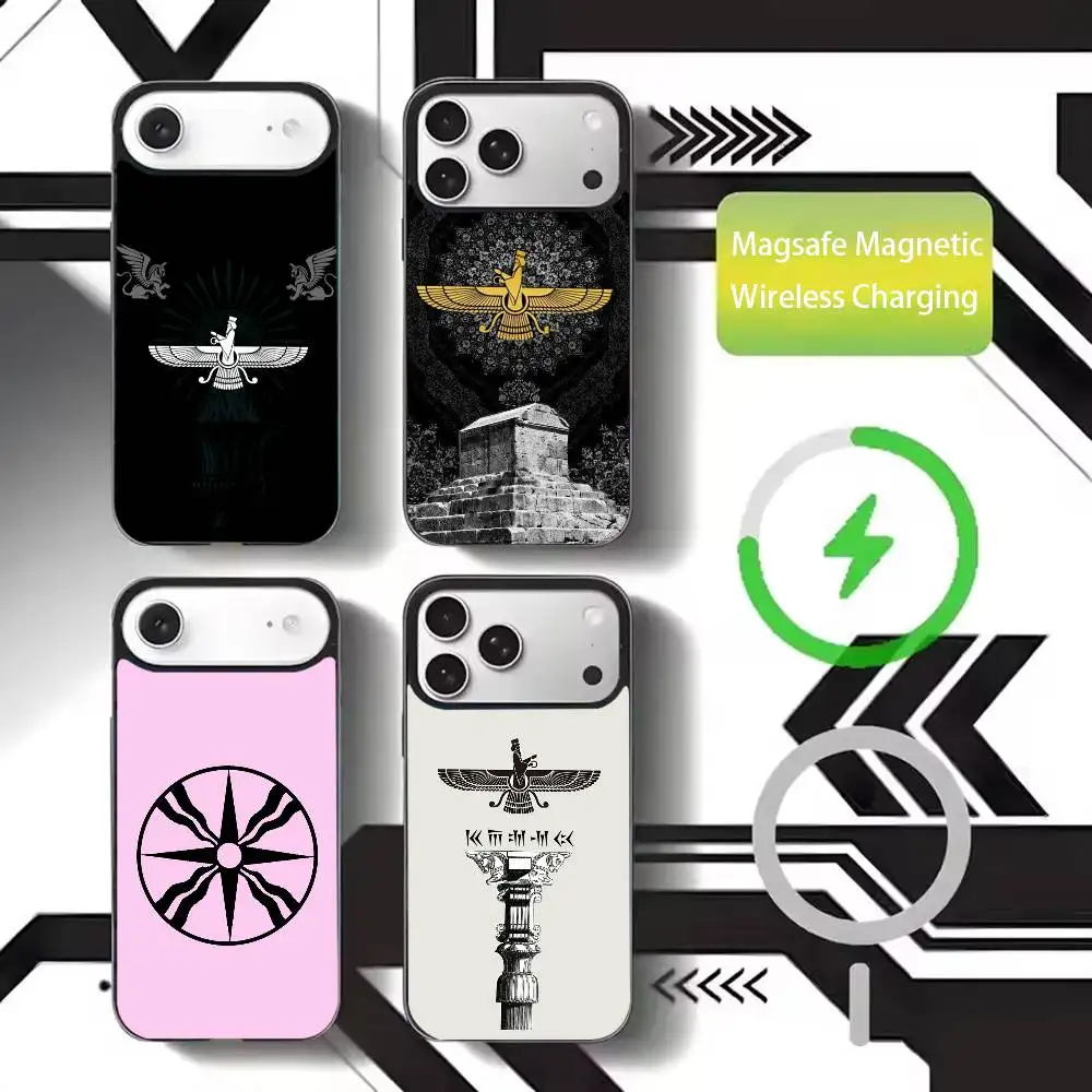 

Assyrian Flag Phone Case For iPhone17,16,15,14,13,12,11 Plus,Pro Max Magnetic For Magsafe Wireless Charging