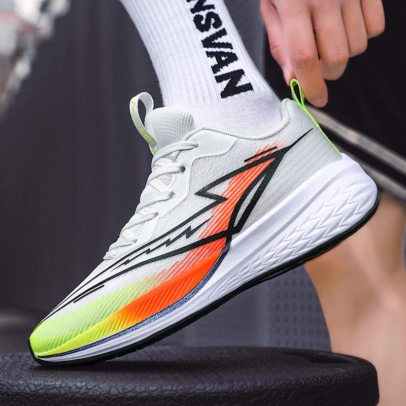 

Обувь для спорта и отдыха, мужская обувь, туфли для марафона на воздушной подушке большого размера, всесезонная резина, износостойкая, анти