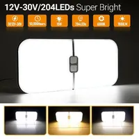 RV interior lights, 3-color RV lights, 204 leds, 12V adjustable LED lamps, RV ceiling lights
