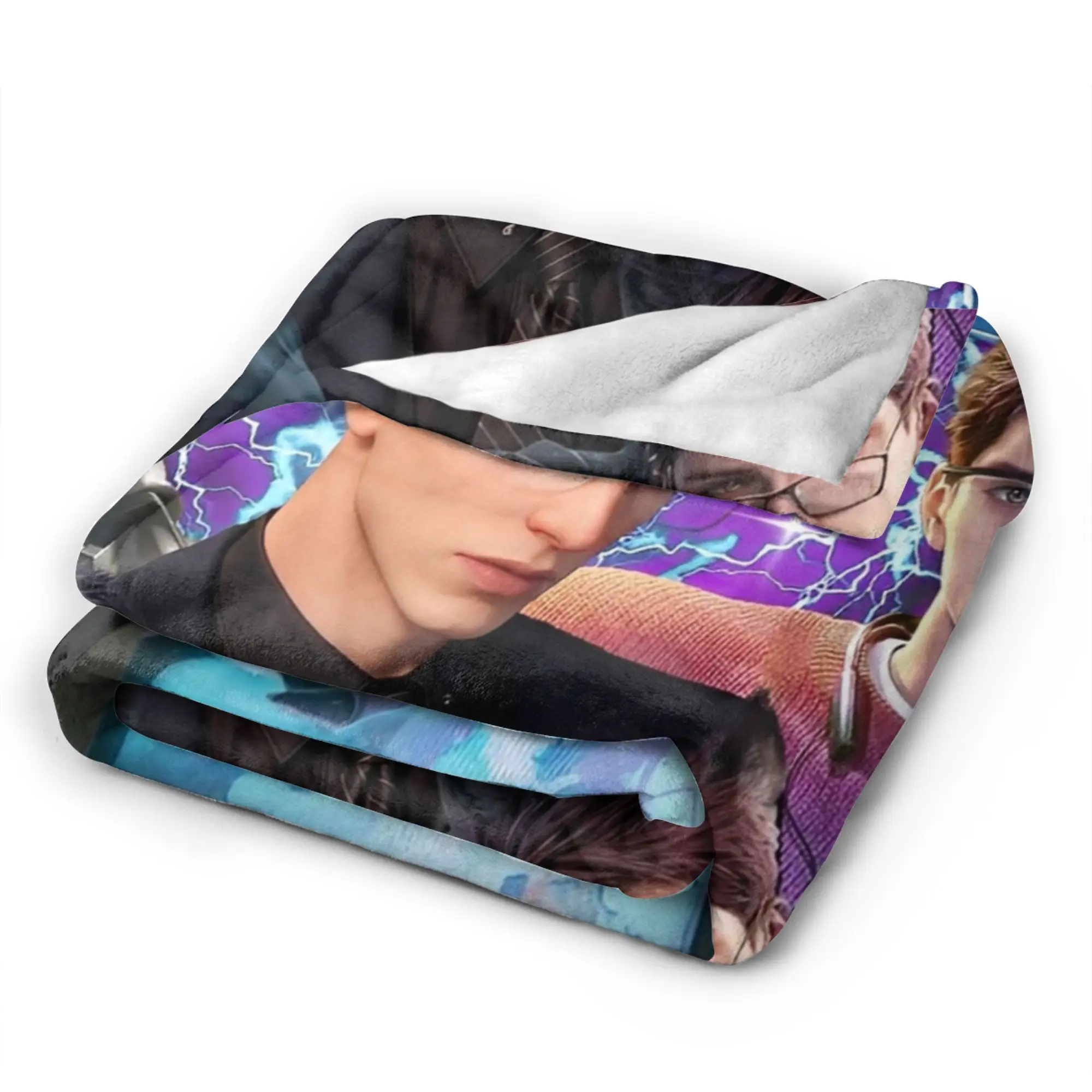 Game V-Valko L-Love and Deepspace Blanket Quality Warm Comfy  Throw Blanket Winter Camping Bedroom Graphic Bedspread