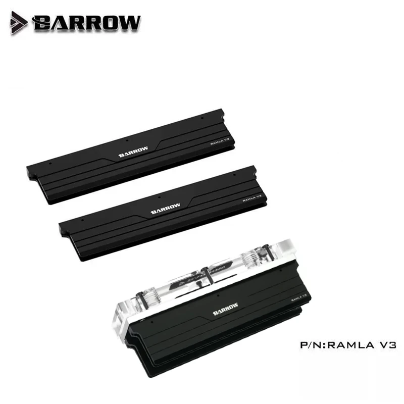 Barrow RAM Memory Heat Spreader Armor Vest,Black, or Desktop RAM DDR5 DDR4 DIY PC Game Overclocking RAMLA