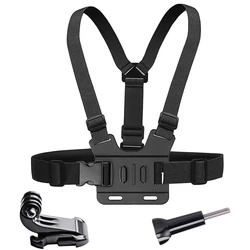 Chest Strap Mount Belt for Gopro Hero 12 11 10 9 8 7 6 Insta360 R X2 DJI OSMO Action Camera Harness for Go Pro Accessories