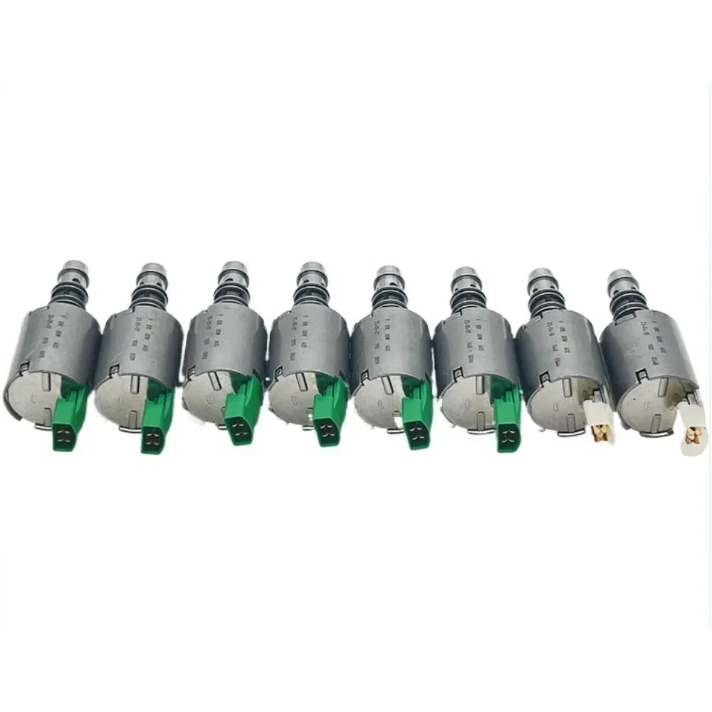 Original New 0AM DQ200 Transmission Dual Clutch Shift Oil Pressure Solenoid Valve 8PCS/Set For Volkswagen Audi Skoda