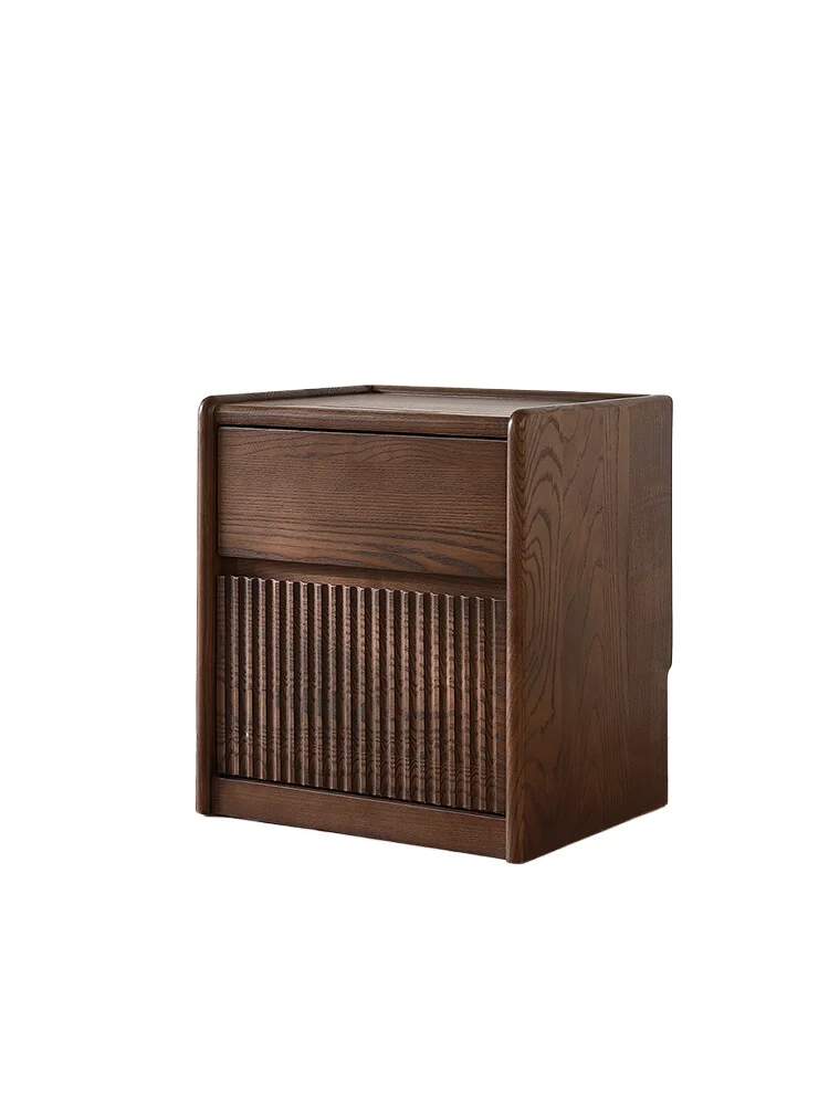 

Bedroom bedside table antique small apartment storage cabinet