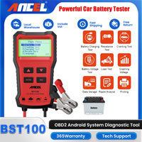 ANCEL BST100 OBD2 Car Diagnostic Tool 12V Battery Tester Cranking Charging Test 2000CCA BCI CCA Battery Analyzer Tools