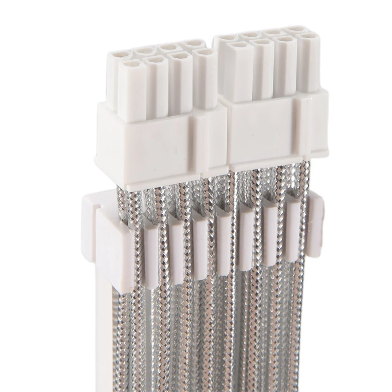 PC Case PSU Extension ARGB Cable ATX 2X8PIN PCI-E GPU Neon Color Line ARGB Streamer Transfer Graphics Card Power Cable Durable