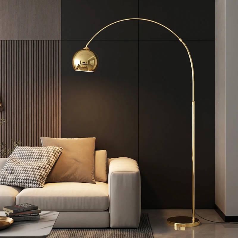 

Luxury Adjustable Fishing Floor Lamp Living Room Simple Modern Bedroom Sofa Side Standing Lamp Bedside Lamp LED Lighting