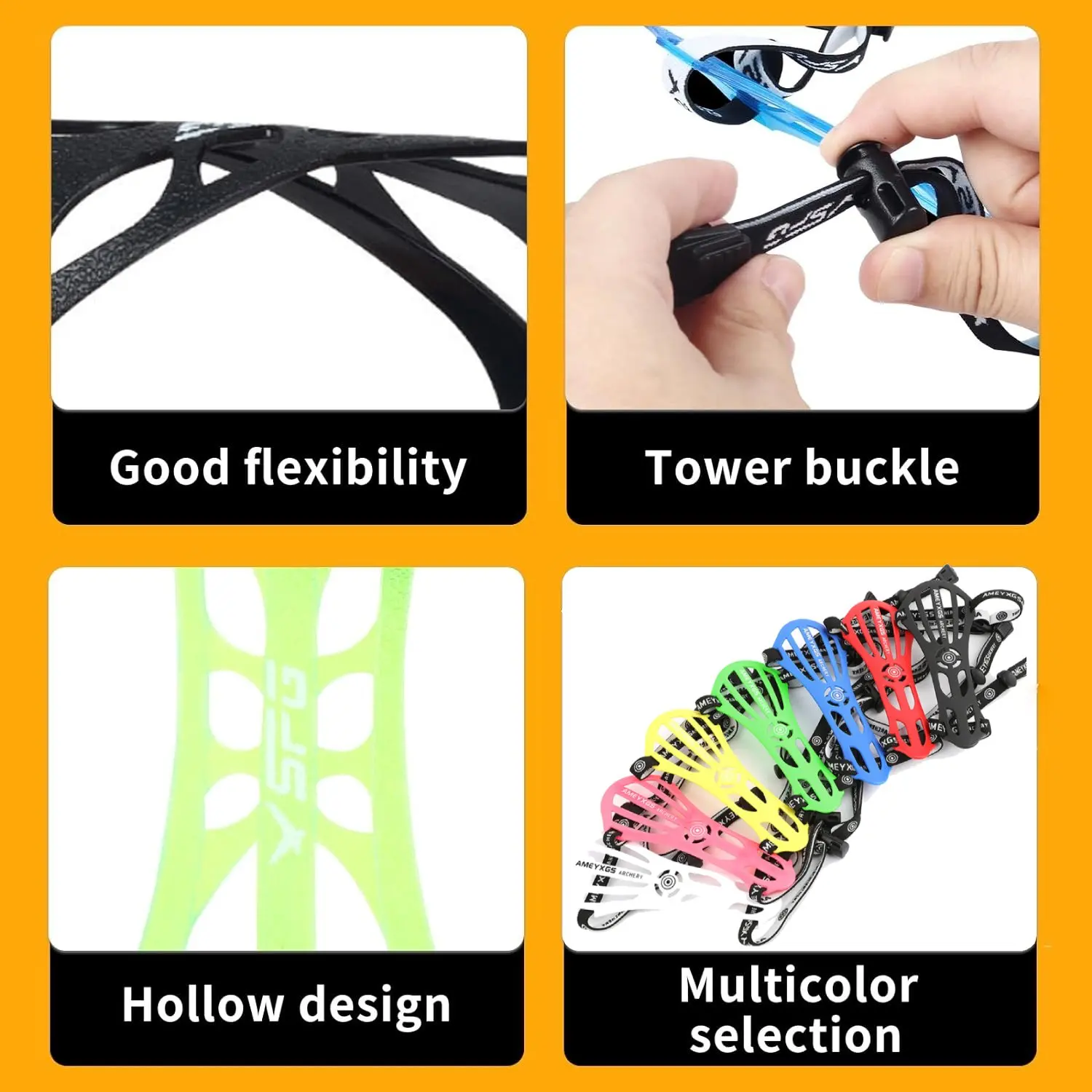 Archery Arm Guard, Archery Protective Gear, Lightweight Arrow Hand Guard,