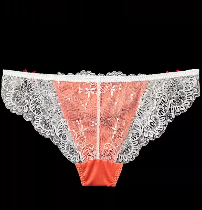 

Сексуальное мужское шелковое нижнее белье с низкой талией, удобные дышащие кружевные трусы с цветочными рюшами, трусики-бикини для частной вечеринки