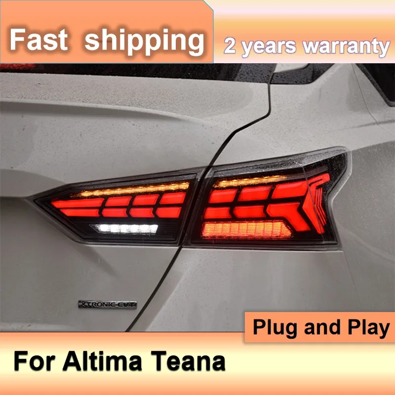 Car Accessories for Altima Nissan 2019 Tail Light 2019-2022 7th Teana Taillight DRL+Turn Signal+Brake+Fog+Reversing