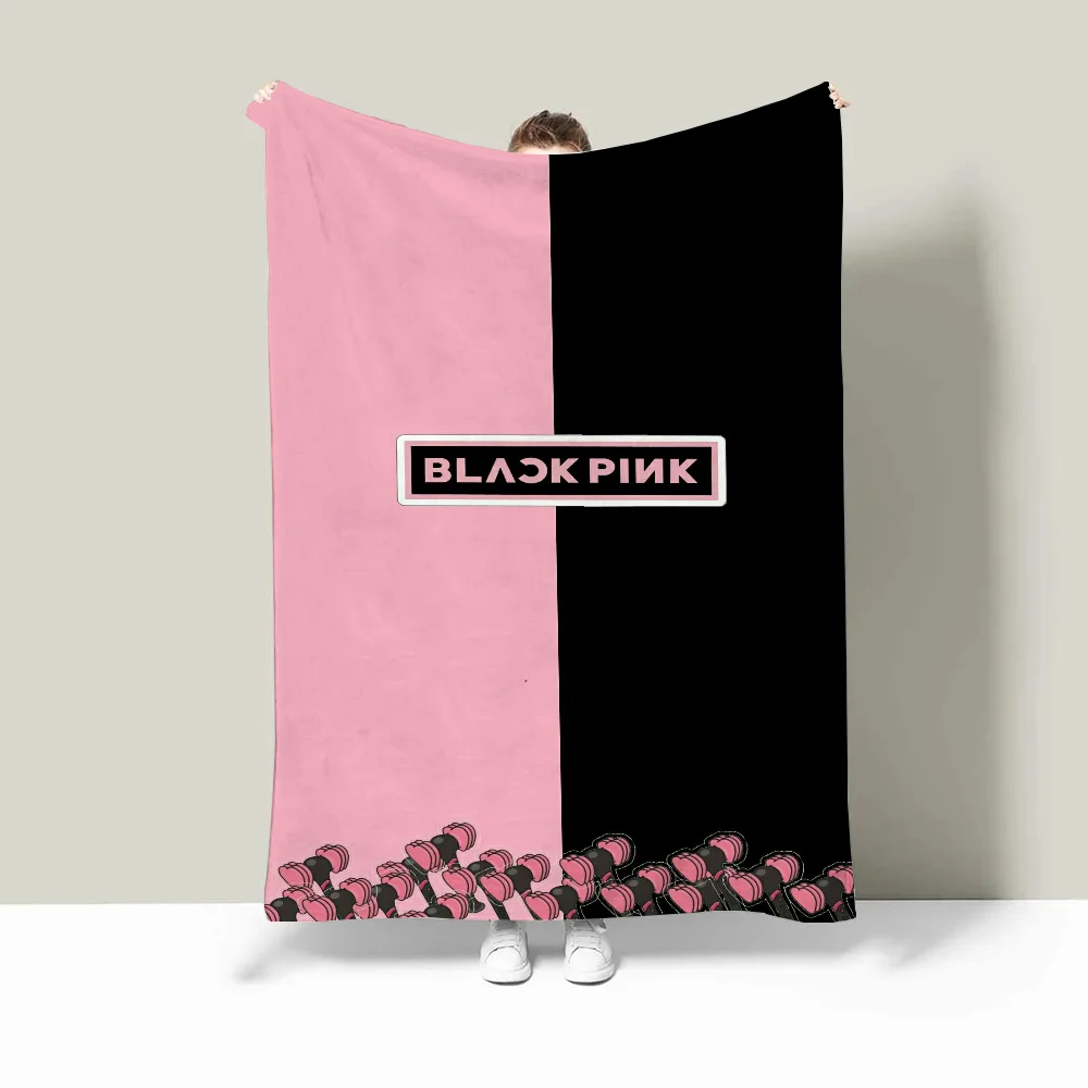 Kpop-BLACKPINK Bed Blanket for Sofas Luxury Throw Blankets Sofa Decoration Fluffy Soft Blankets & Throws Home Interior Nap Hairy