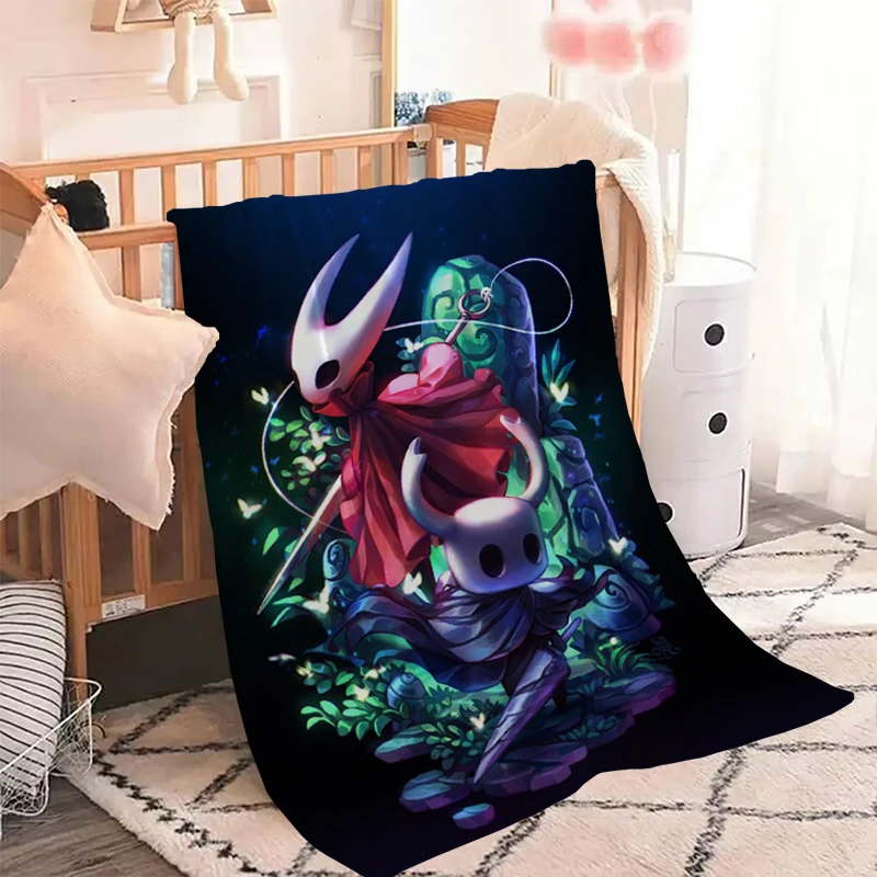 

Hot Popular Video Game Hollow Knight Throw Blanket for Sofa Blankets & Throws Microfiber Bedding Knee Bed Decorative Double Nap