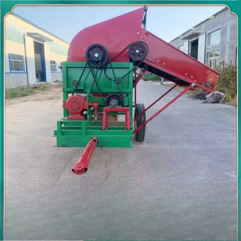 Tractor Pto Driven Wet Dry Groundnut Threshing Machine Earthnut Picker Harvester Earth Pea Picker  customized