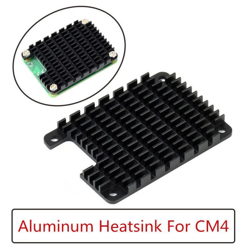 

CM4 Aluminum Heatsink Dedicated for Raspberry Pi Compute Module 4 CM4 Matching On CM4 Size Mounting Holes Fast Heat Dissipation