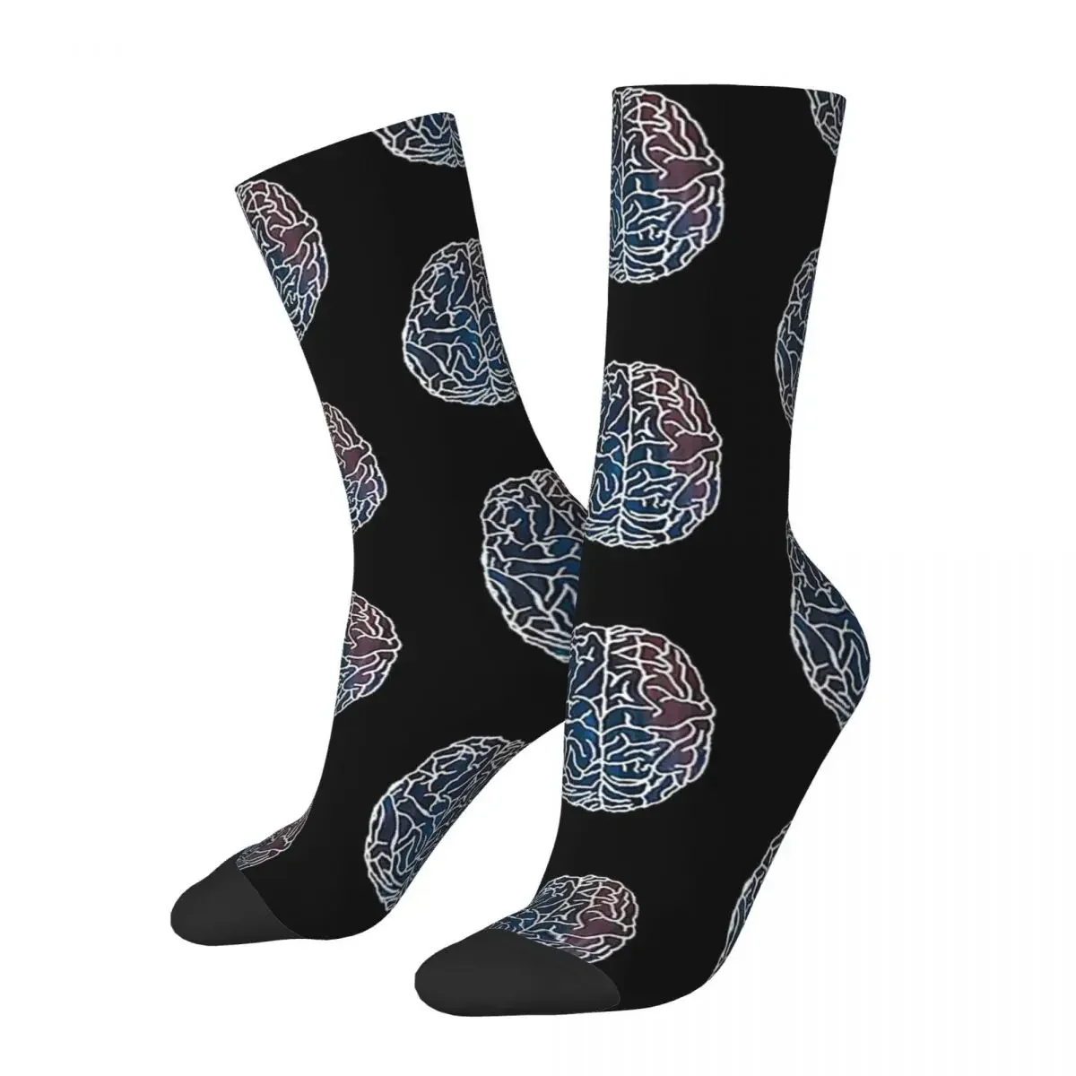 

Abstract Gouache Brain Socks Harajuku Super Soft Stockings All Season Long Socks Accessories for Man's Woman's Gifts