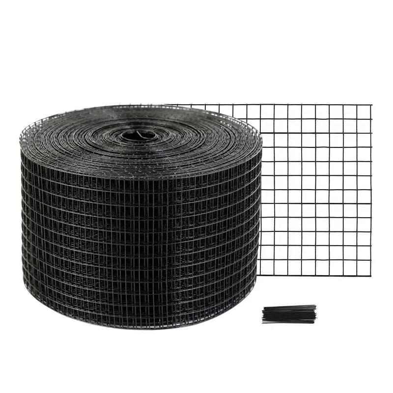 8 inch x 100ft Solar Panel Bird Guard, Critter Guard Roll Kit with Rust-proof PVC Coating, Solar Panel Guard with 50pcs Tire Wires, 1/2 inch Wire Roll Mesh