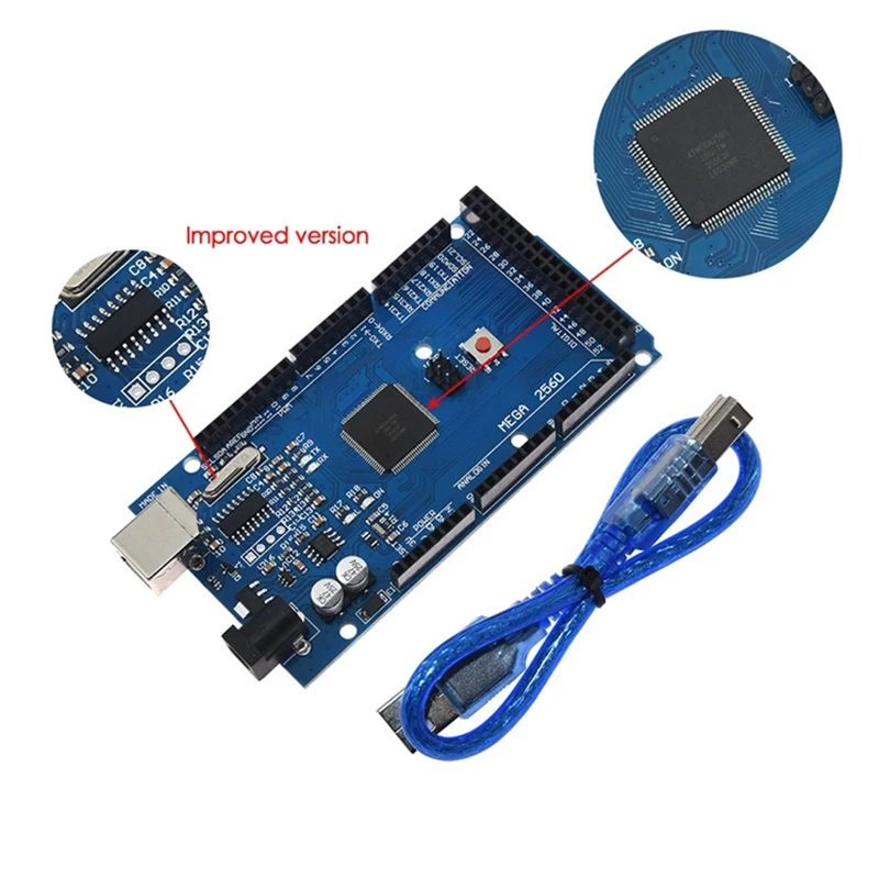 Mega2560 ATMEGA16U2 / Pro Mini MEGA 2560 Mega+WiFi R3 ATmega2560 Chip CH340G For Arduino UNO R3 Development Board WeMos ESP8266