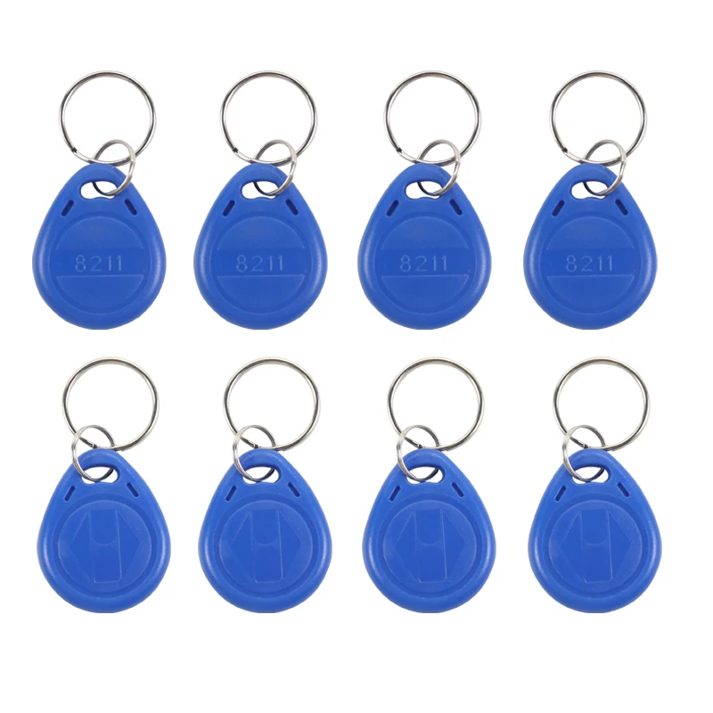 10pcs T5577 125kHz RFID ID Tag Copy Readable Writable RFID Key Fobs Tag Copy Key Card for Access Control System and Attendance